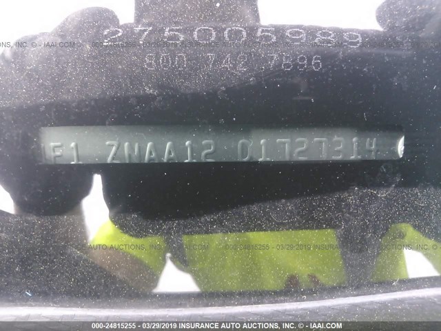 JF1ZNAA12D1727314 - 2013 TOYOTA SCION FR-S BLUE photo 9