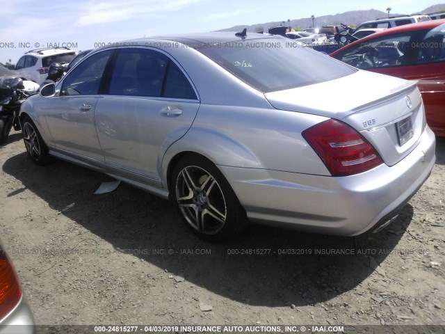 WDDNG86X78A205900 - 2008 MERCEDES-BENZ S 550 4MATIC SILVER photo 3