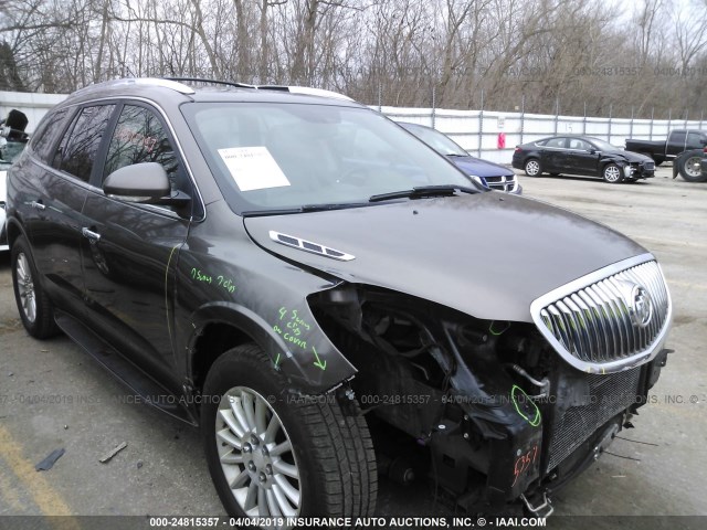 5GAEV23D49J141941 - 2009 BUICK ENCLAVE CXL BROWN photo 1