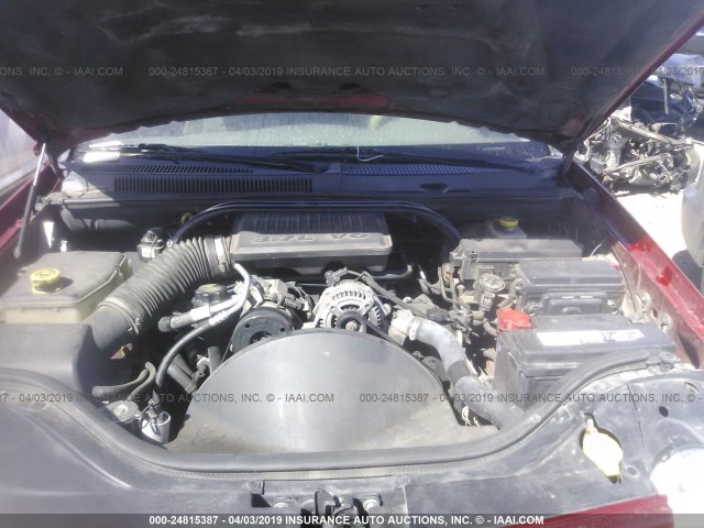 1J4GR48K85C693384 - 2005 JEEP GRAND CHEROKEE LAREDO/COLUMBIA/FREEDOM 红色 照片 10