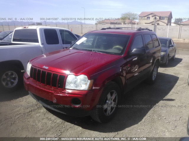 1J4GR48K85C693384 - 2005 JEEP GRAND CHEROKEE LAREDO/COLUMBIA/FREEDOM 红色 照片 2