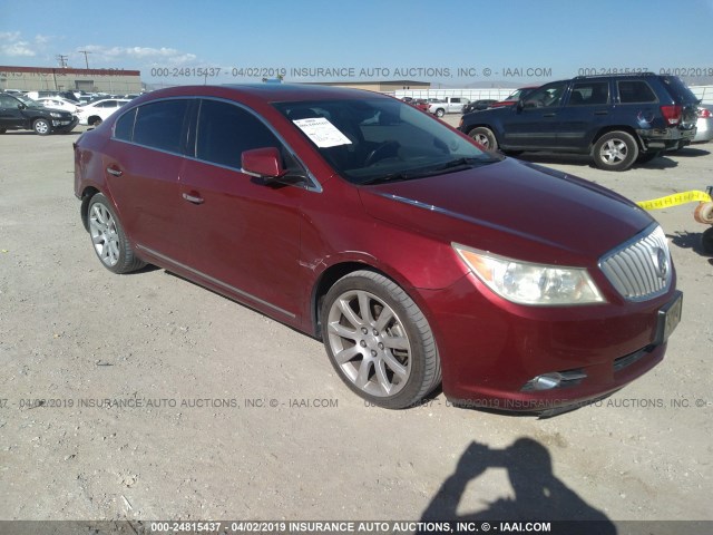 1G4GE5GV0AF289700 - 2010 BUICK LACROSSE CXS RED photo 1
