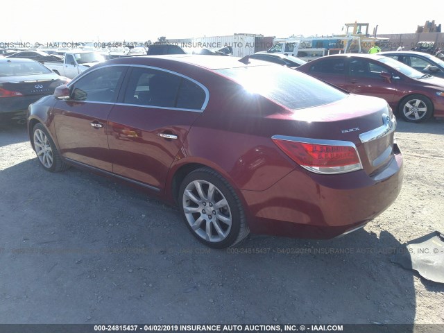 1G4GE5GV0AF289700 - 2010 BUICK LACROSSE CXS RED photo 3