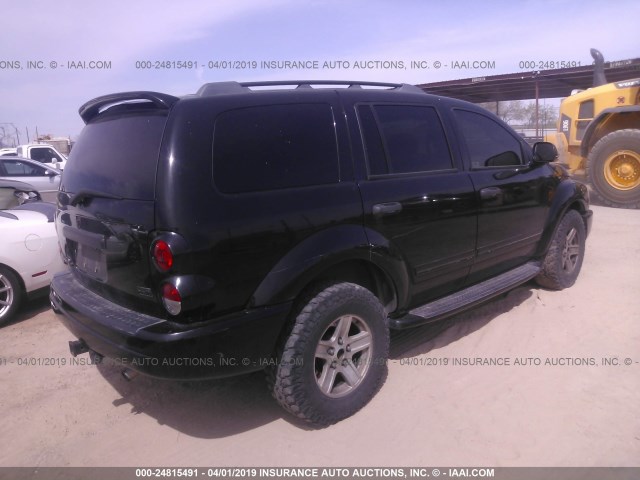 1D4HB58D14F240679 - 2004 DODGE DURANGO LIMITED BLACK photo 4