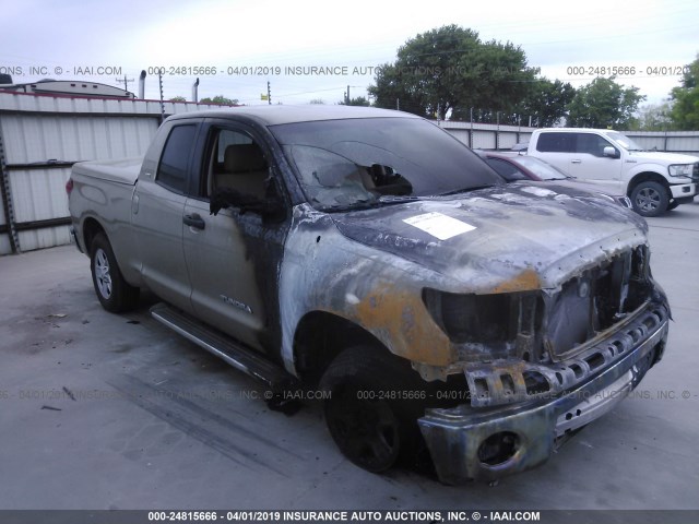 5TFRV54147X005048 - 2007 TOYOTA TUNDRA DOUBLE CAB SR5 TAN photo 1