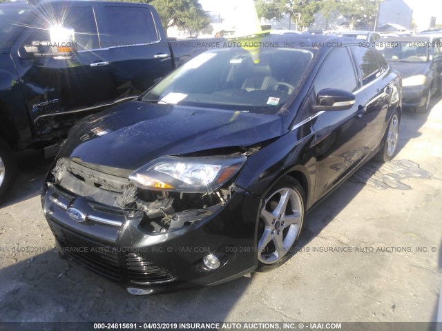 1FADP3J21EL463114 - 2014 FORD FOCUS TITANIUM BLACK photo 2