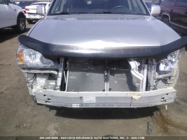 JTEEP21A450128619 - 2005 TOYOTA HIGHLANDER LIMITED SILVER photo 6