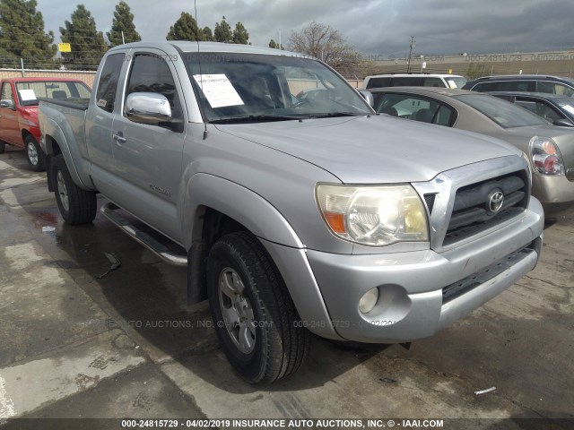 5TETU62N86Z218483 - 2006 TOYOTA TACOMA PRERUNNER ACCESS CAB SILVER photo 1