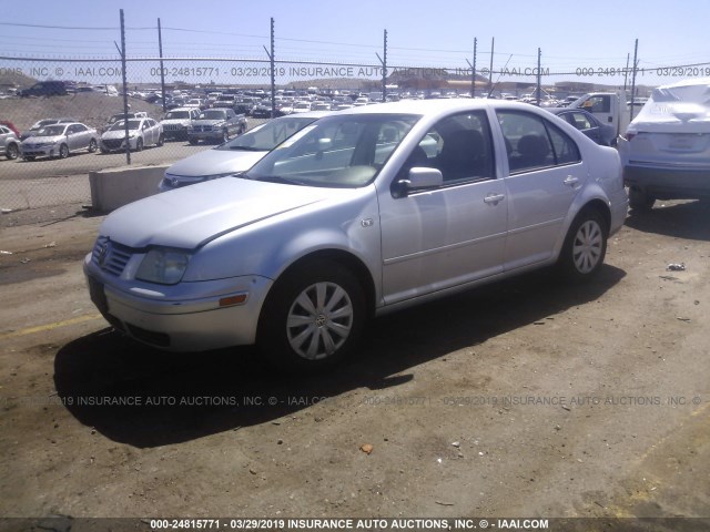 3VWRK69M94M015977 - 2004 VOLKSWAGEN JETTA GL SILVER photo 2