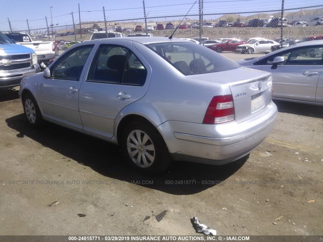 3VWRK69M94M015977 - 2004 VOLKSWAGEN JETTA GL SILVER photo 3