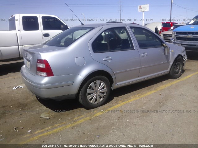 3VWRK69M94M015977 - 2004 VOLKSWAGEN JETTA GL SILVER photo 4