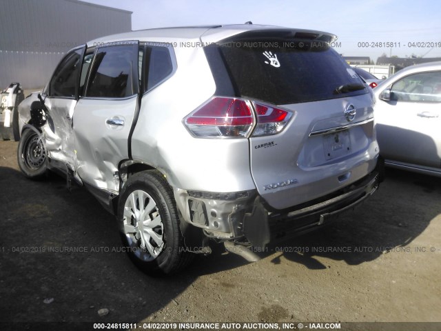 5N1AT2MV0EC859734 - 2014 NISSAN ROGUE S/SL/SV SILVER photo 3