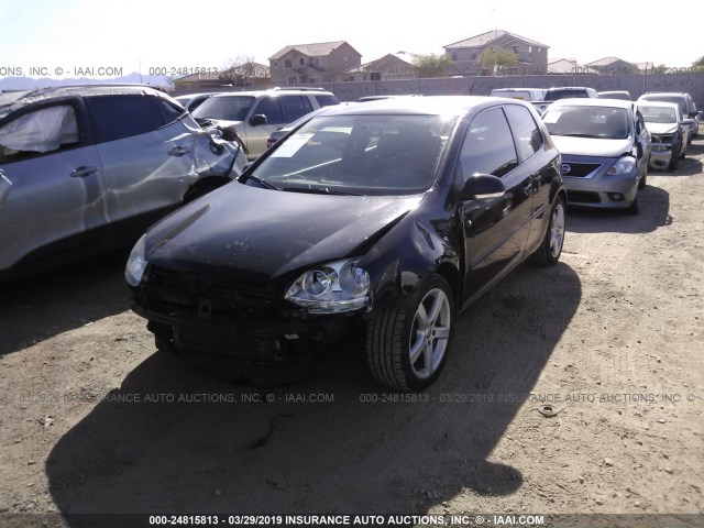 WVWBB71K09W063301 - 2009 VOLKSWAGEN RABBIT BLACK photo 2