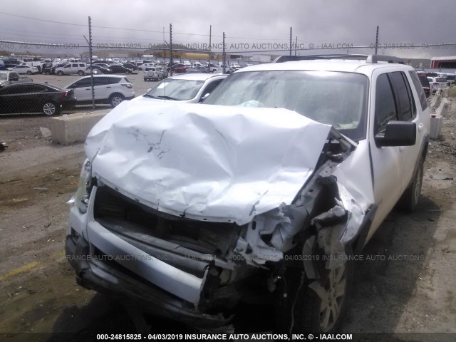 1FMEU73E97UA88443 - 2007 FORD EXPLORER XLT WHITE photo 6