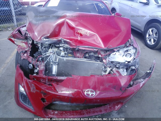 JF1ZNAA16E8710251 - 2014 TOYOTA SCION FR-S RED photo 10