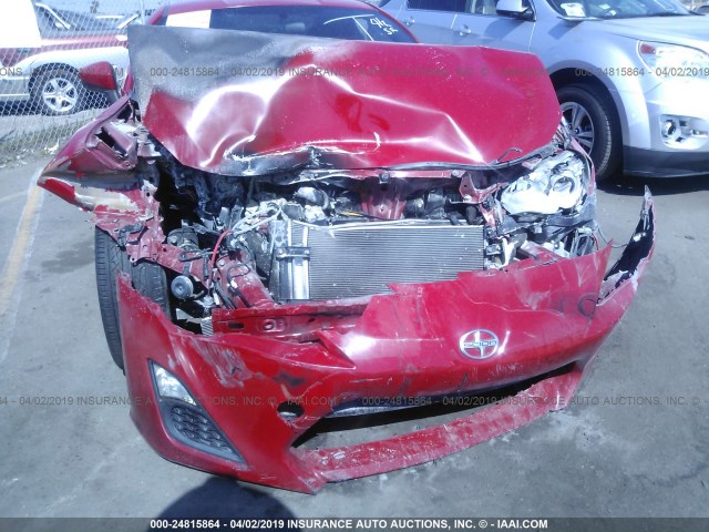 JF1ZNAA16E8710251 - 2014 TOYOTA SCION FR-S RED photo 6