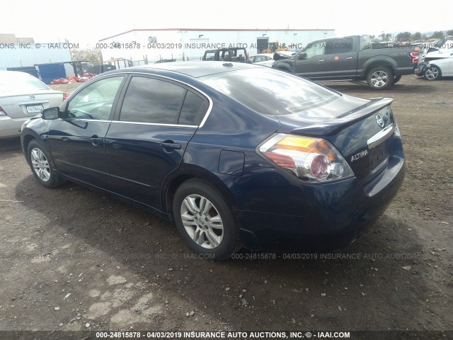 1N4AL2AP6AN418060 - 2010 NISSAN ALTIMA S BLUE photo 3