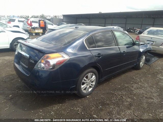 1N4AL2AP6AN418060 - 2010 NISSAN ALTIMA S BLUE photo 4