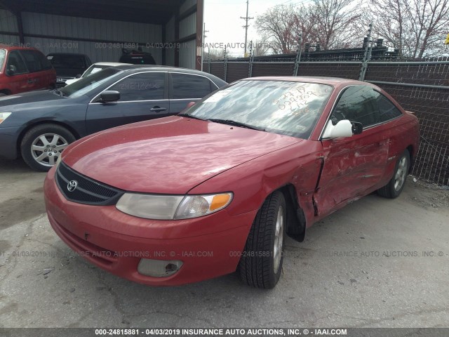 2T1CF22P6XC103229 - 1999 TOYOTA CAMRY SOLARA SE/SLE RED photo 2