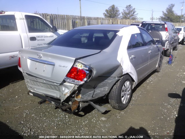 4T1BE32KX6U700227 - 2006 TOYOTA CAMRY LE/XLE/SE SILVER photo 4