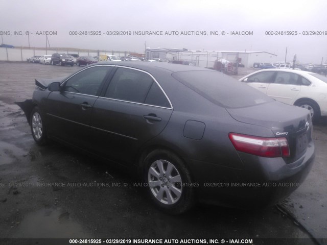 4T4BE46K09R098903 - 2009 TOYOTA CAMRY SE/LE/XLE GRAY photo 3