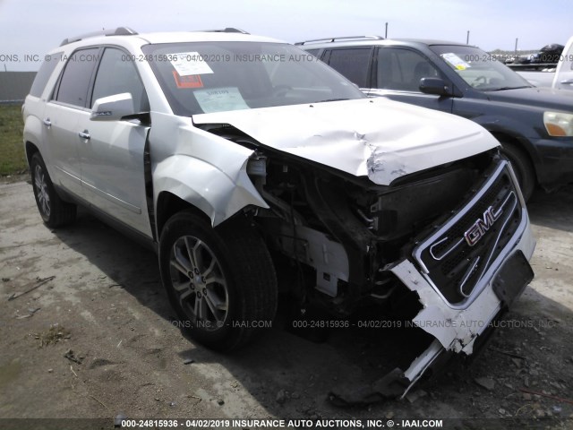 1GKKRSKD0FJ325149 - 2015 GMC ACADIA SLT-2 WHITE photo 1