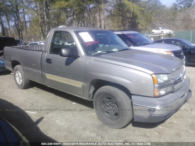 1GCEC14V63Z252683 - 2003 CHEVROLET SILVERADO C1500 Champagne photo 1