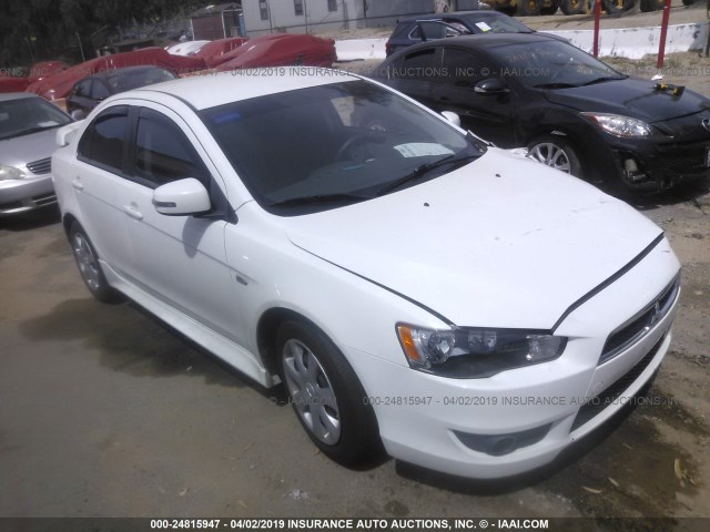 JA32U2FU0FU001538 - 2015 MITSUBISHI LANCER ES WHITE photo 1