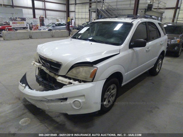 KNDJD733065535980 - 2006 KIA SORENTO EX/LX WHITE photo 2