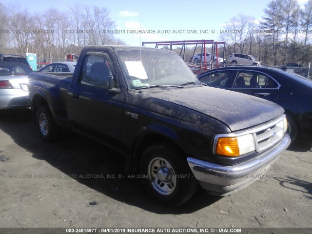 1FTCR10A6VPB02550 - 1997 FORD RANGER BLACK photo 1