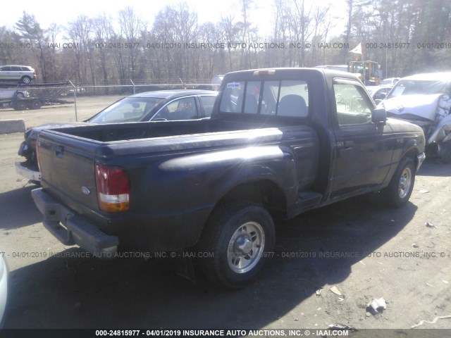 1FTCR10A6VPB02550 - 1997 FORD RANGER BLACK photo 4