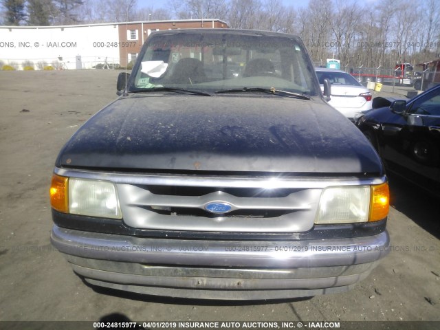 1FTCR10A6VPB02550 - 1997 FORD RANGER BLACK photo 6