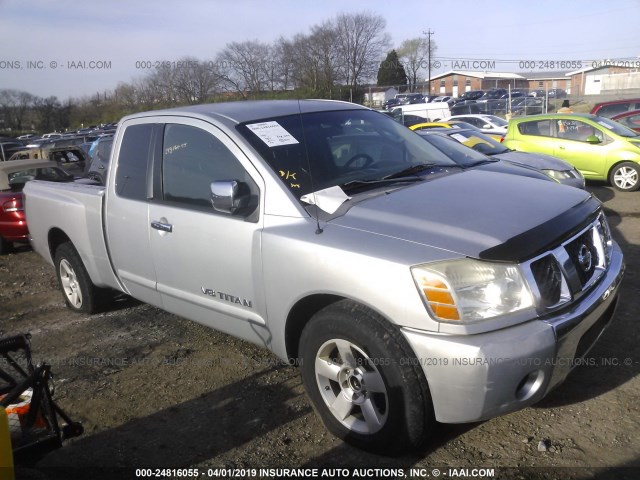 1N6BA06A47N243133 - 2007 NISSAN TITAN XE/SE/LE SILVER photo 1