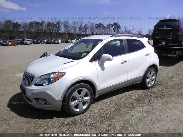KL4CJFSB1FB213865 - 2015 BUICK ENCORE CONVENIENCE 白色 照片 2