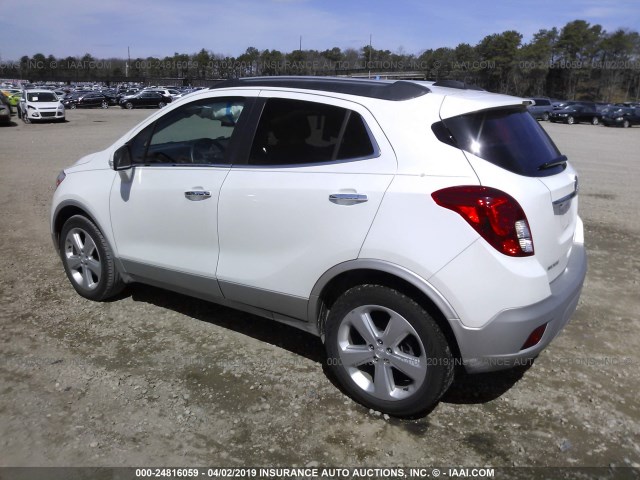 KL4CJFSB1FB213865 - 2015 BUICK ENCORE CONVENIENCE 白色 照片 3