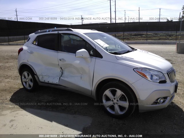 KL4CJFSB1FB213865 - 2015 BUICK ENCORE CONVENIENCE 白色 照片 6