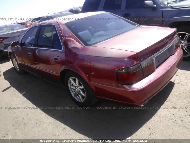 1G6KY5492WU923401 - 1998 CADILLAC SEVILLE STS RED photo 3