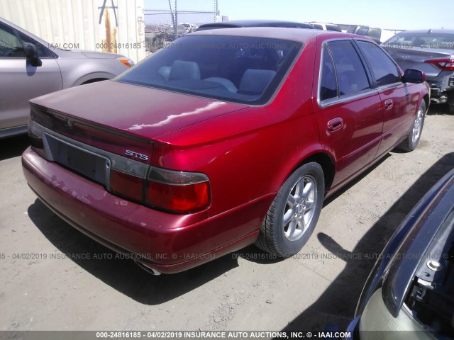 1G6KY5492WU923401 - 1998 CADILLAC SEVILLE STS RED photo 4