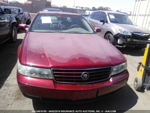 1G6KY5492WU923401 - 1998 CADILLAC SEVILLE STS RED photo 6