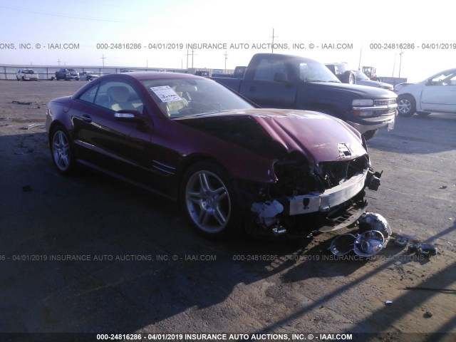 WDBSK71F27F129720 - 2007 MERCEDES-BENZ SL 550 RED photo 1