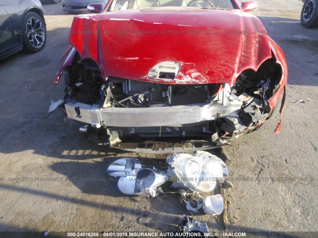 WDBSK71F27F129720 - 2007 MERCEDES-BENZ SL 550 RED photo 6