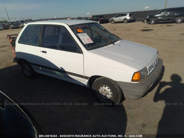 KNJPT06H3L6105598 - 1990 FORD FESTIVA L PLUS WHITE photo 1