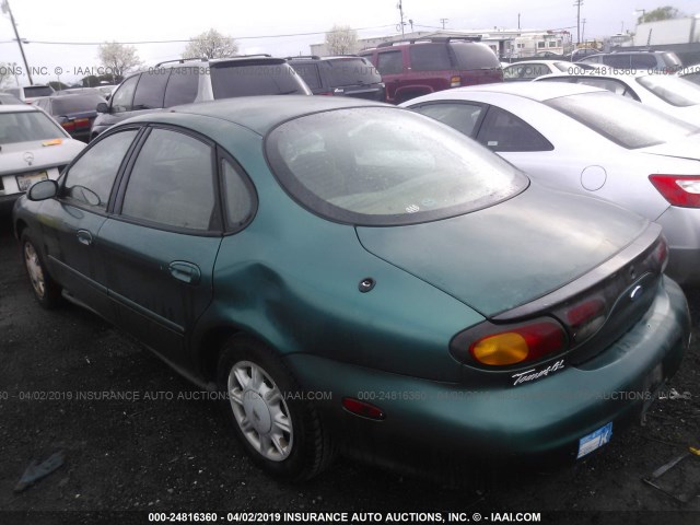 1FALP52UXVG301515 - 1997 FORD TAURUS GL GREEN photo 3