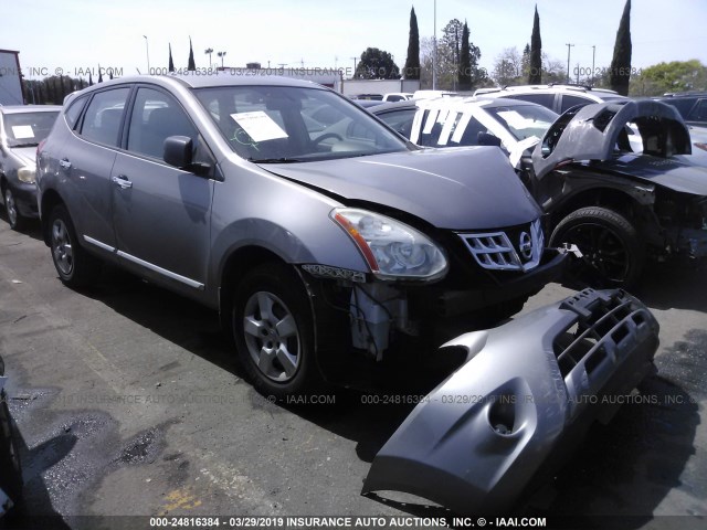 JN8AS5MT0DW021793 - 2013 NISSAN ROGUE S/SV GRAY photo 1