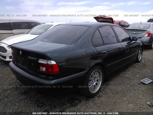 WBADT634X3CK39081 - 2003 BMW 530 I AUTOMATIC GREEN photo 4