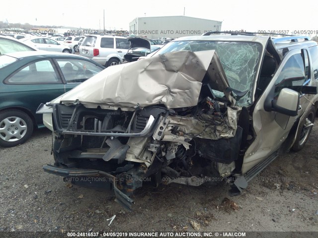 5LMEU88H44ZJ34930 - 2004 LINCOLN AVIATOR Qızıl foto 6