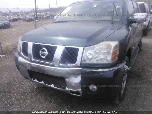 5N1AA08A15N708729 - 2005 NISSAN ARMADA SE/LE GREEN photo 6