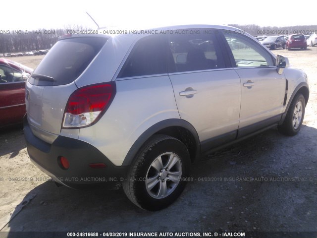 3GSCL33P88S507719 - 2008 SATURN VUE XE SILVER photo 4