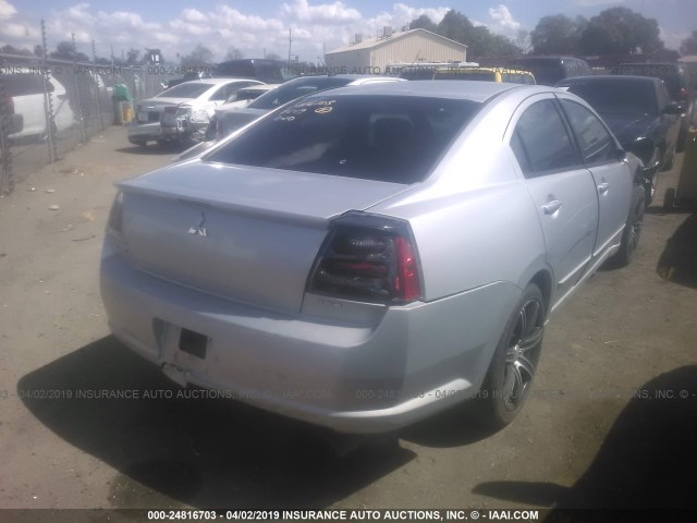 4A3AB76S45E030397 - 2005 MITSUBISHI GALANT GTS GRAY photo 4