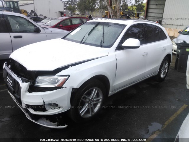 WA1LFAFP0FA137362 - 2015 AUDI Q5 PREMIUM PLUS WHITE photo 2